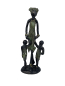 Preview: Bronze-Skulptur "Frau mit Kindern" by Issouf